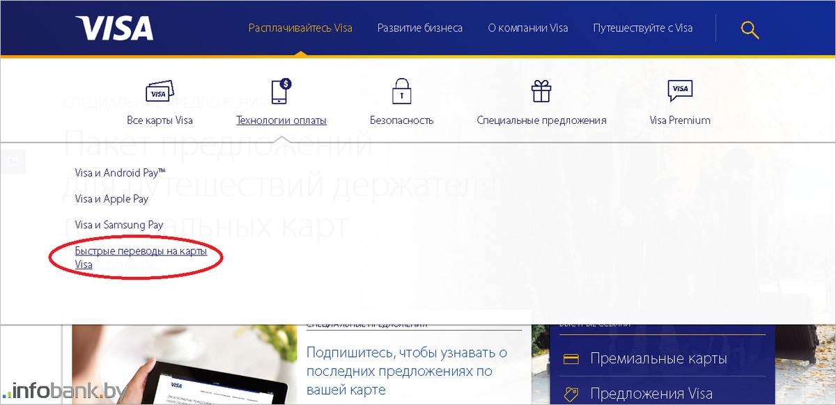 Visa direct rus что за карта