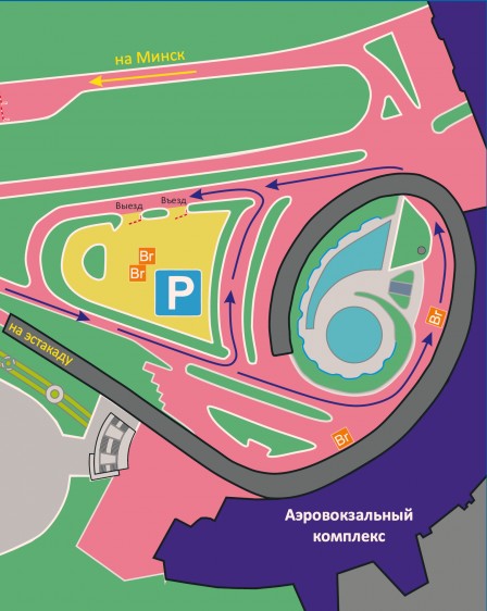 Аэропорт минск 2 карта